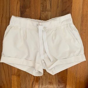 White Lululemon Shorts Size 6